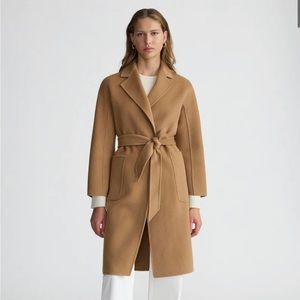 Camel Cashmere Blend Classic Coat